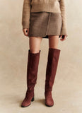 Molly Low Thigh-High Boots