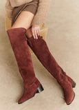 Molly Low Thigh-High Boots