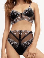 2 PIECE FOR LOVE & LEMONS Amour Long Line Bra & High-waist Panty set