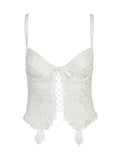 2 PIECE FOR LOVE & LEMONS Sophie Eyelet Bustier & Skirt set