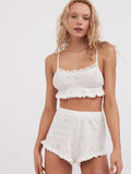 3 PIECE FOR LOVE & LEMONS Charleston Cardigan, Top & Short set