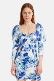 FOR LOVE & LEMONS Hyacinth Drawstring Mini Dress