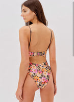 FOR LOVE & LEMONS Vienna Floral One-piece