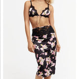 2 PIECE FOR LOVE & LEMONS Melrose Bralette & Skirt set